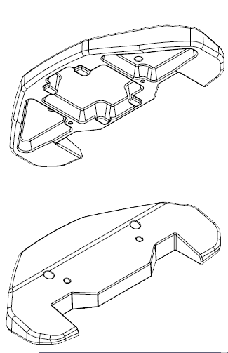Technical drawing side and top views