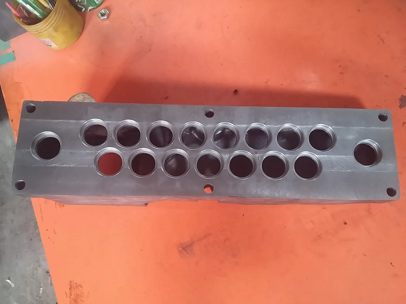Hydraulisk manifold set ovenfra 16+ boringer
