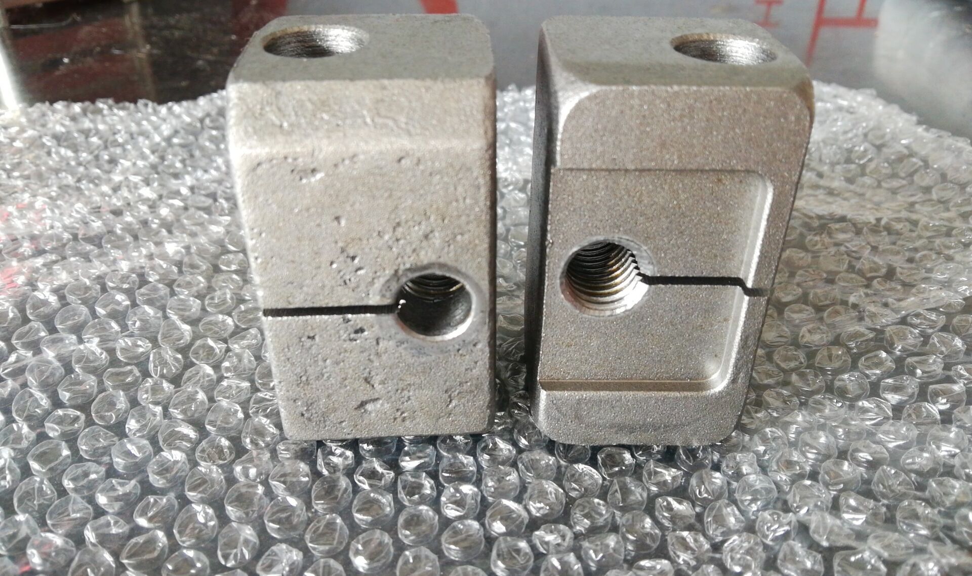 CNC drilled bracket