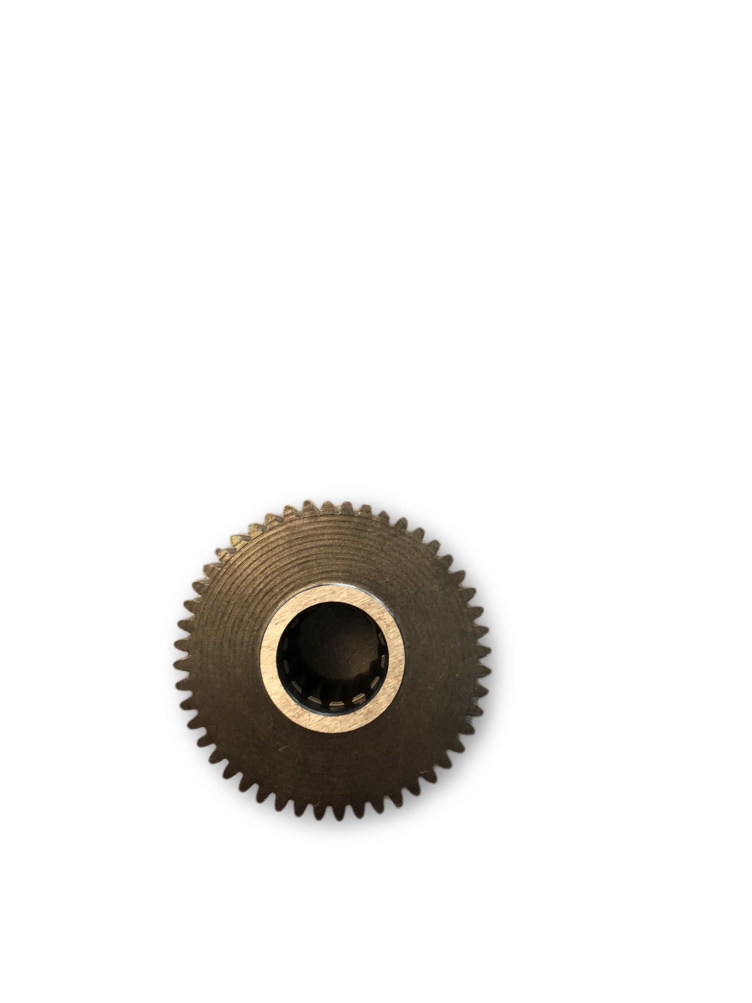 Spur gear with bronze bushing