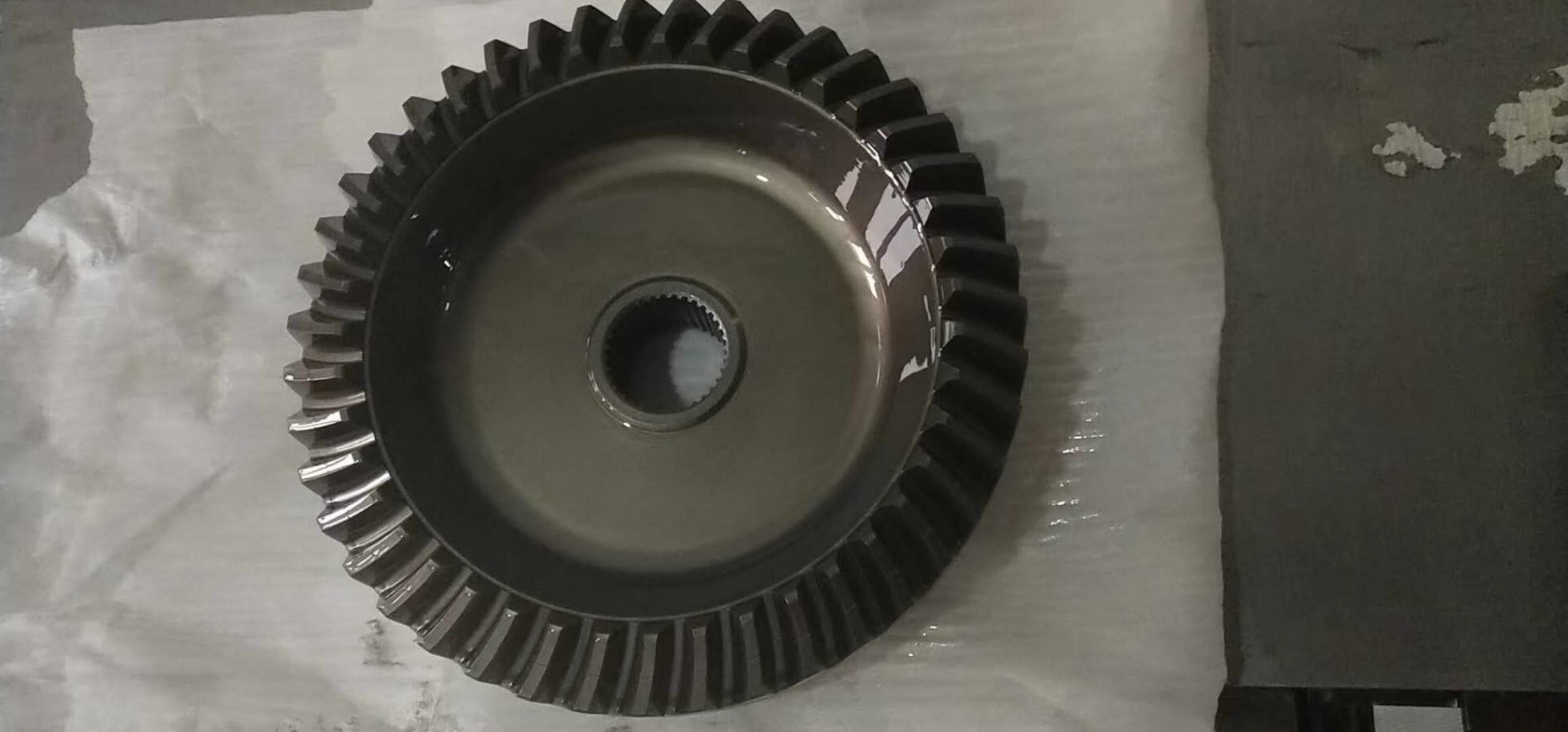 Large spiral bevel gear 400mm