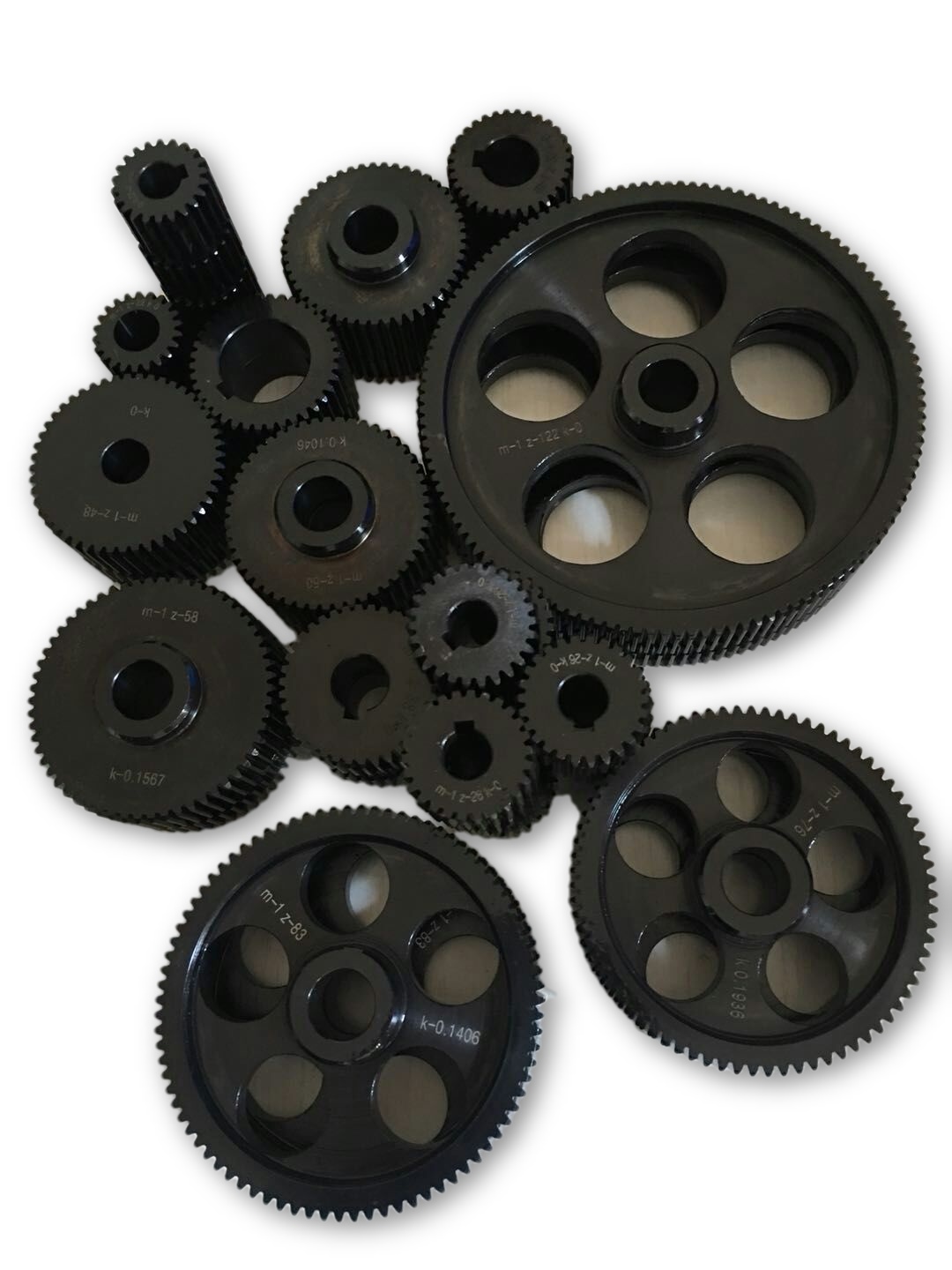 Serial production multiple gear types