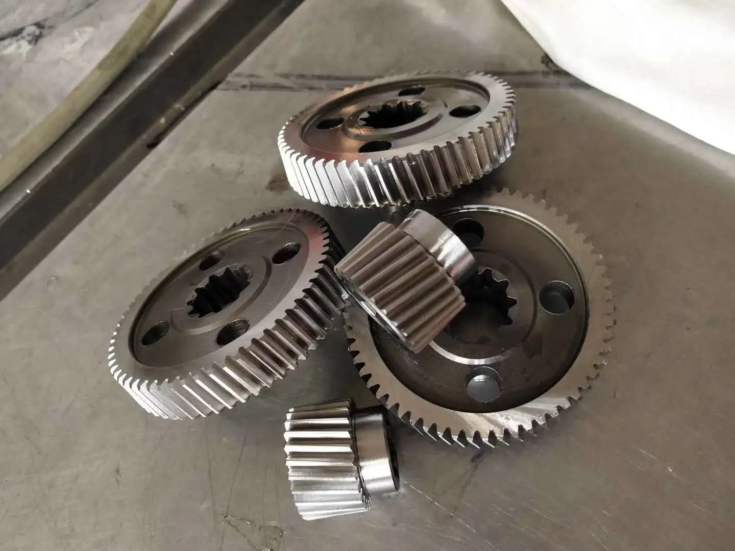 Batch af gearproduktion