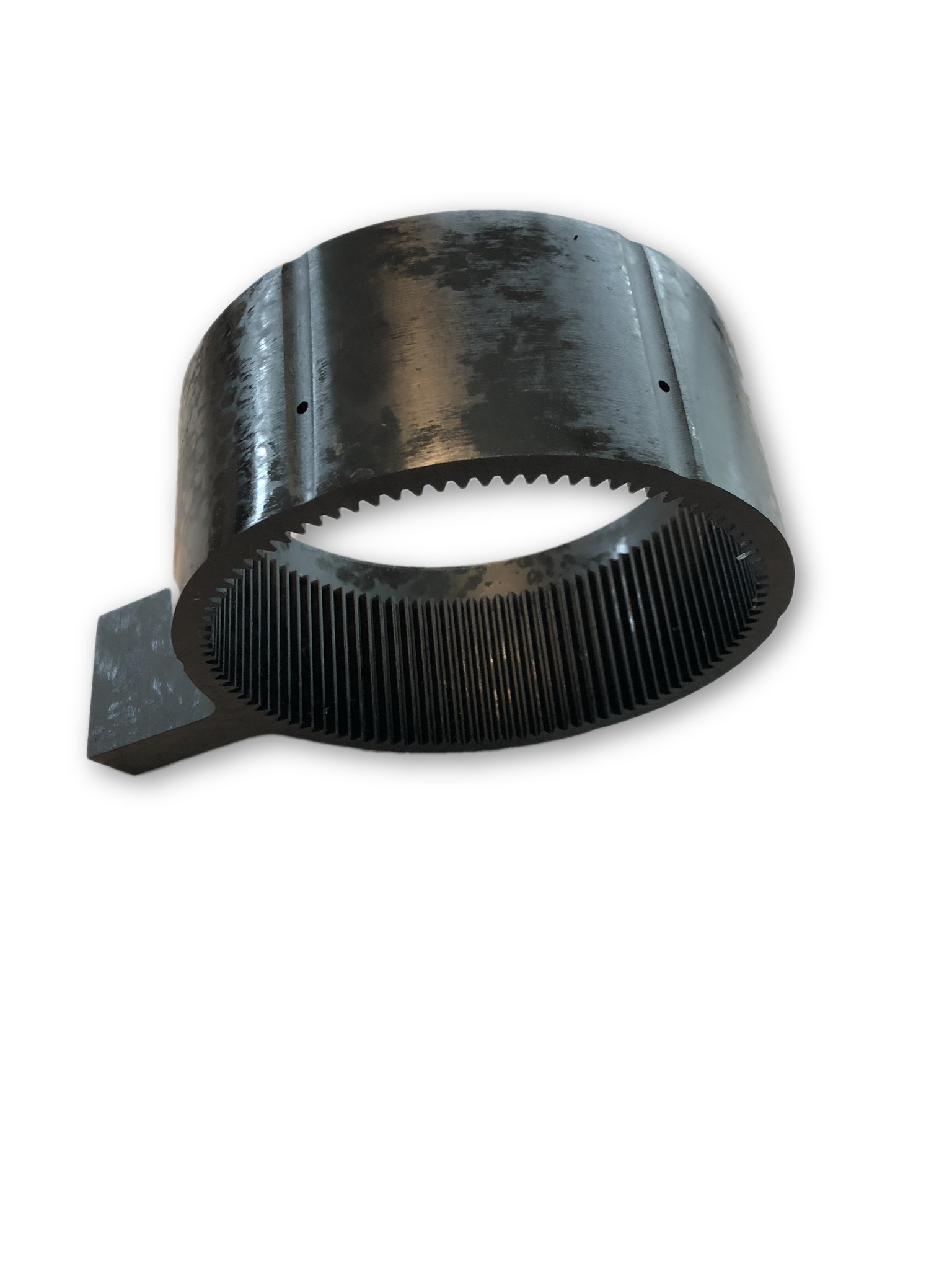 Internal gear teeth large diameter black coating