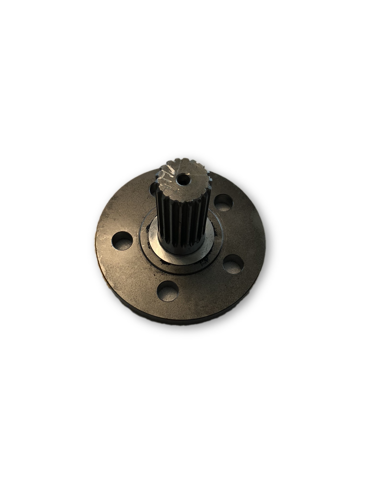 External spur gear with internal spline