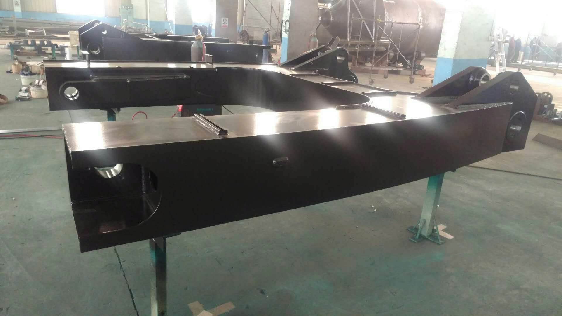 Large structural steel fabrication wet painted