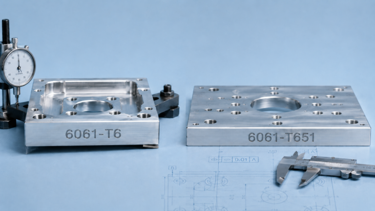 Aluminum 6061-T6 vs 6061-T651: Key Differences, Properties, Machining, and Applications