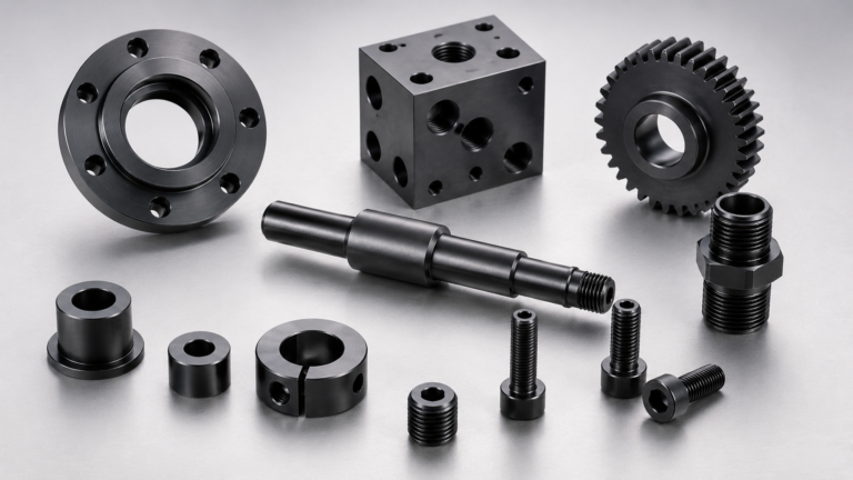 Black Oxide Coating for CNC Machined Steel Parts: Process, Benefits & Applications