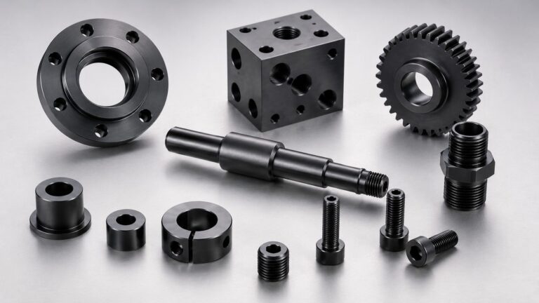 Black Oxide Coating for CNC Machined Steel Parts: Process, Benefits & Applications