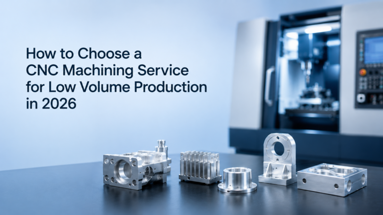 How to Choose the Best CNC Machining Service for Low Volume Production in 2026