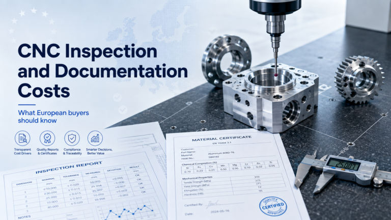 CNC Inspection and Documentation Costs: What European Buyers Should Know