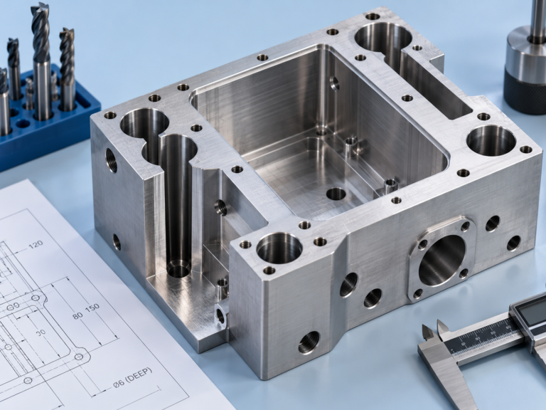Deep Holes and Cavities in CNC Machining: Why Simple Geometry Becomes Expensive